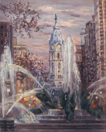 City Hall and Logan Fountain. 2006
