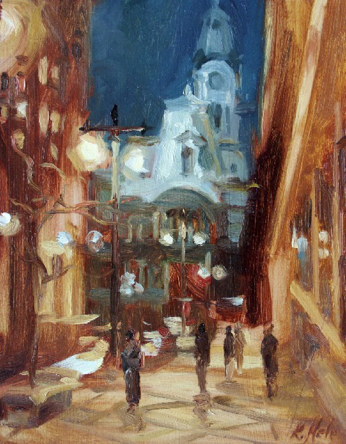 Avenue of the Arts at Night. 2005