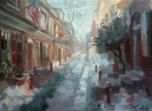 Elfreth's Alley in Winter. 2005