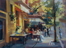 Cafe on Bleeker Street, Neew York. 2005
